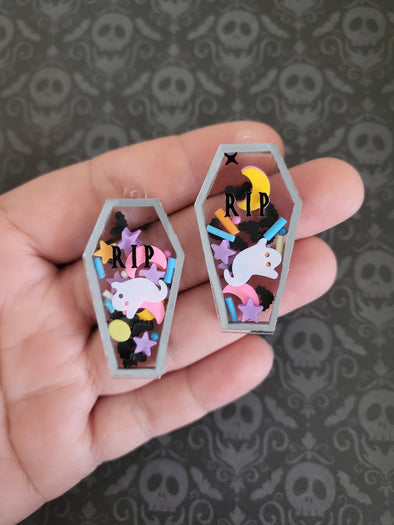Coffin Shaker Earrings