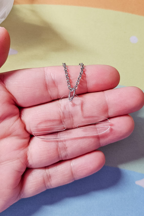 Horizontal Clearrings Necklace | Pin to Necklace Converter