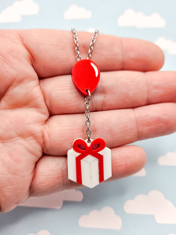 Balloon Present Necklace
