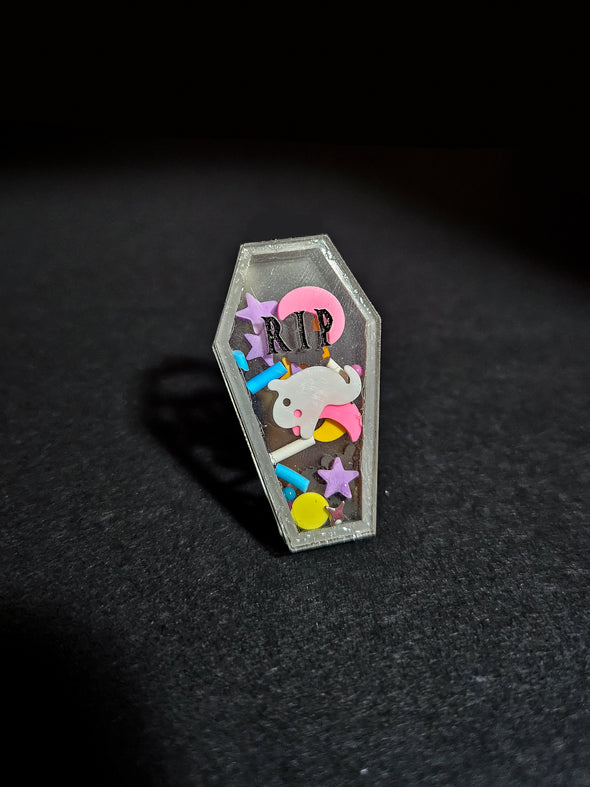Coffin Shaker Pin