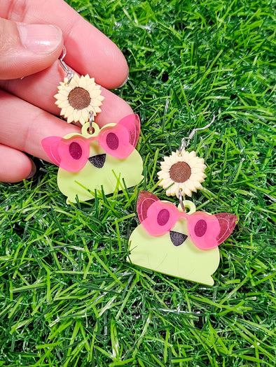 Sun-Kissed Froggy Earrings