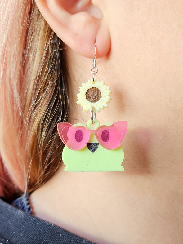 Sun-Kissed Froggy Earrings