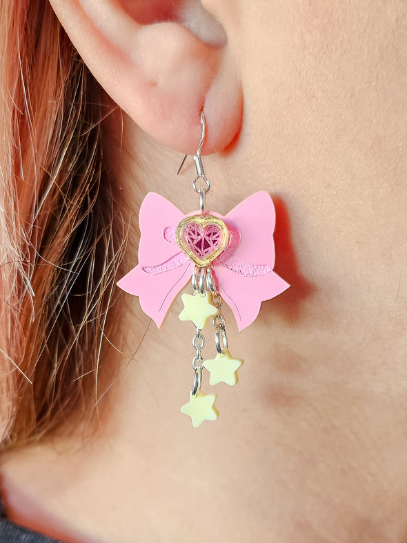 Magical Girl Bow Earrings