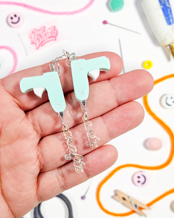 Melted Magic - Hot Glue Earrings