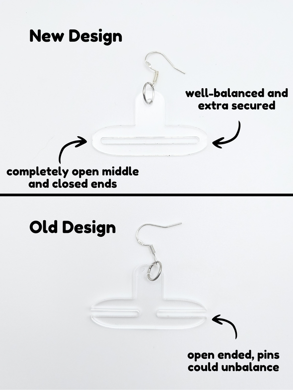 Horizontal Clearrings Keychain | Pin to Keychain Converter