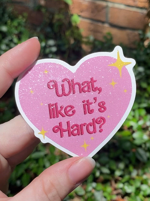 Pink Heart Sticker