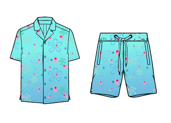 Jellyfish Jamboree Button Up Shirt