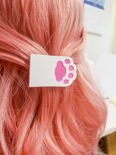 Cat Paw Hair Clip - Pop Pastel