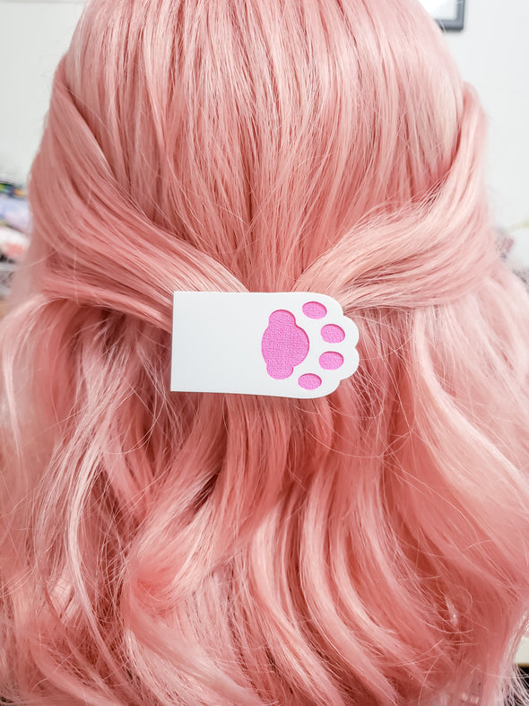 Cat Paw Hair Clip - Pop Pastel