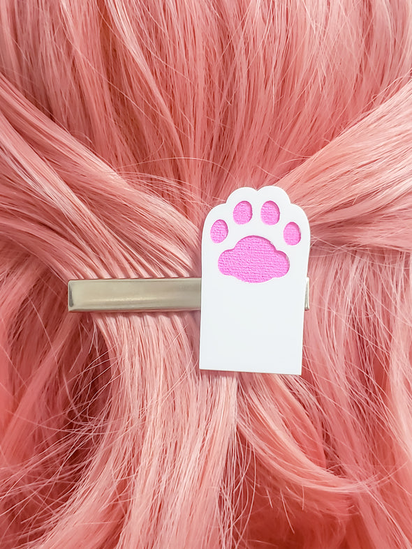 Cat Paw Hair Clip - Pop Pastel