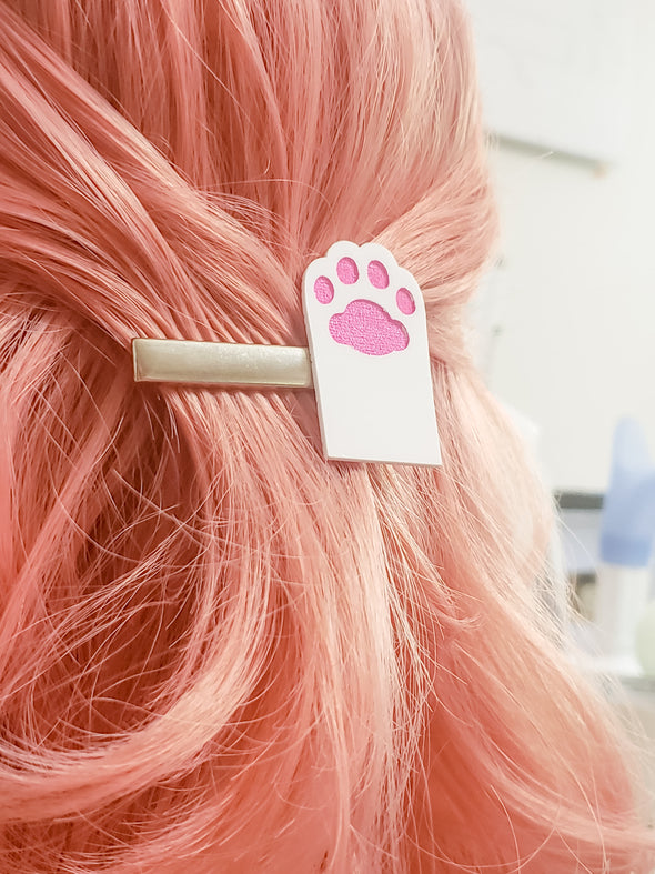 Cat Paw Hair Clip - Pop Pastel