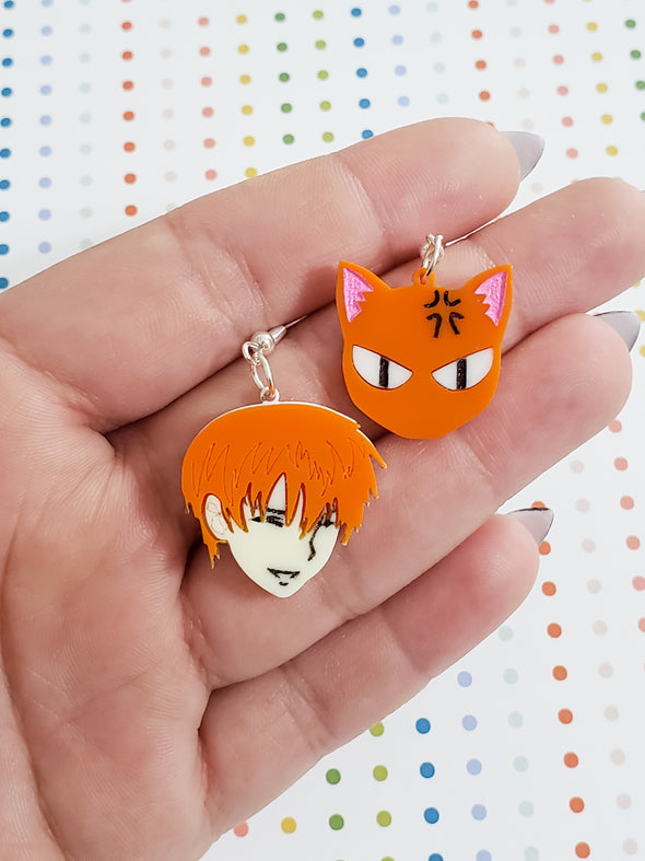 Cat and Mouse Earrings