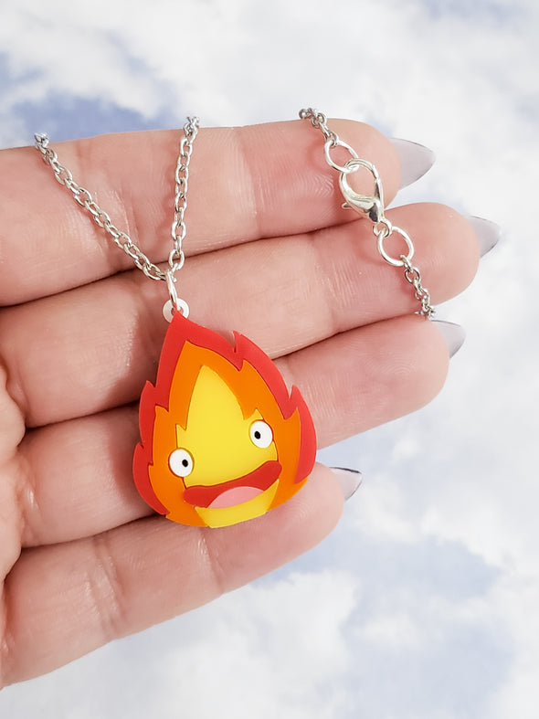 Cute Fire Necklace