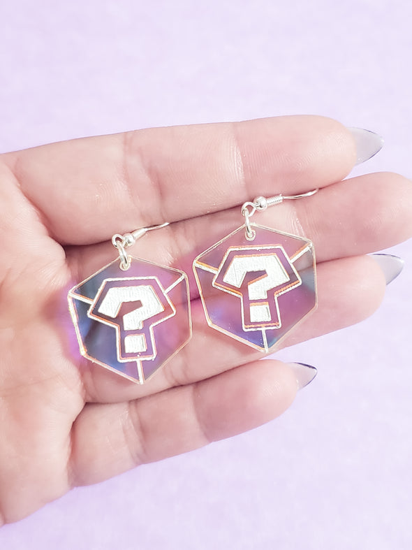 Question Box Earrings