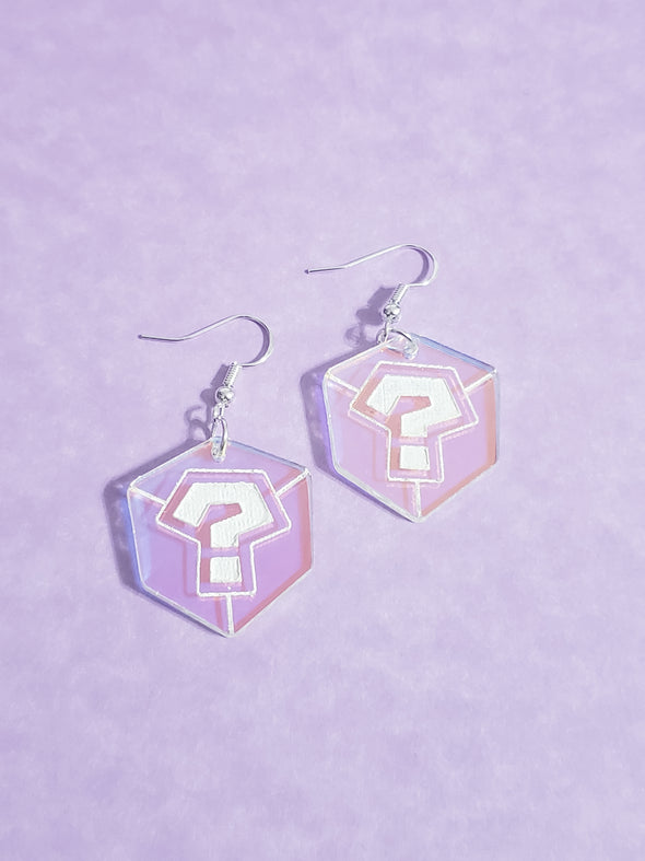 Question Box Earrings