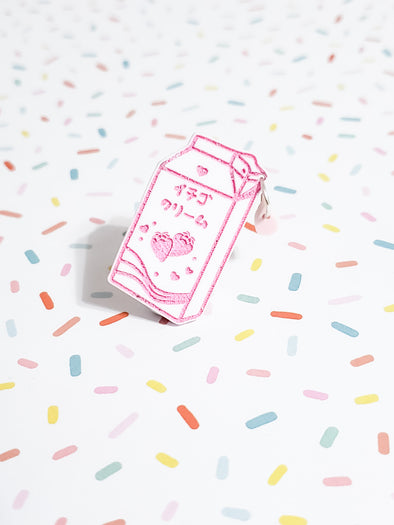 Strawberry Milk Pin