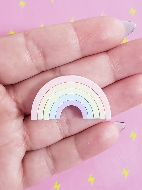 Pastel Rainbow Pin