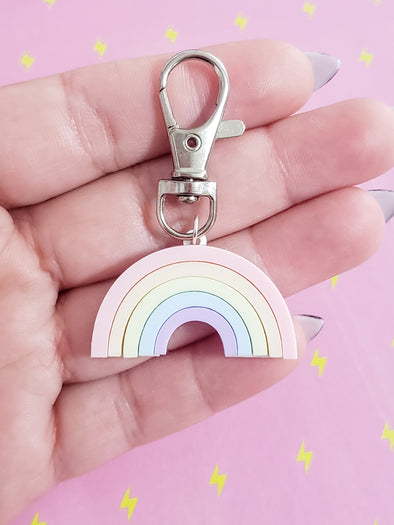 Pastel Rainbow Keychain