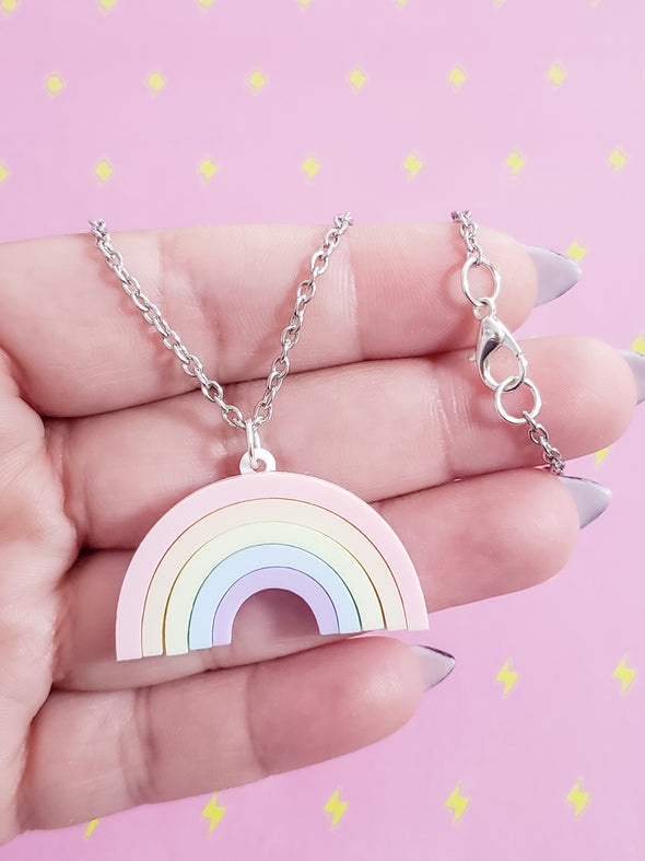 Pastel Rainbow Necklace