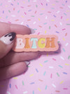 Bitch Hair Clip - Pop Pastel