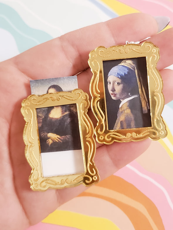 Picture Frame Earrings