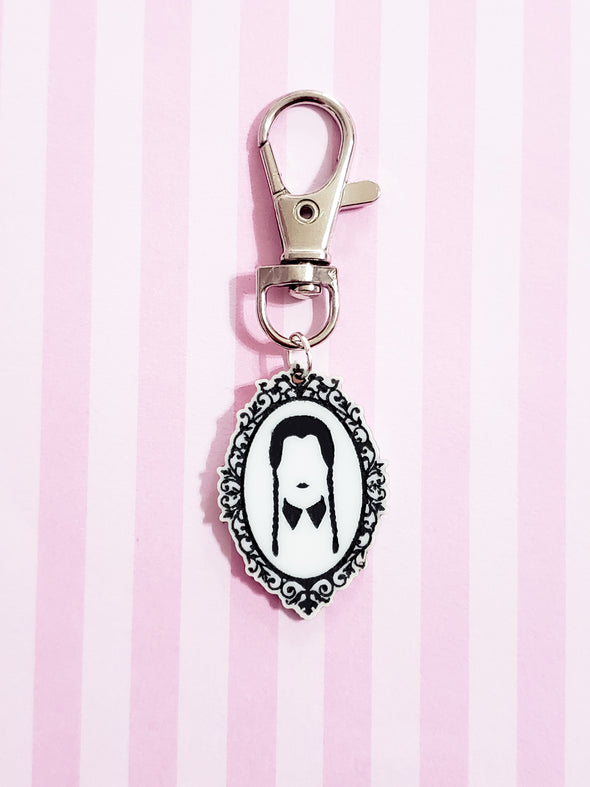 Goth Girl Keychain