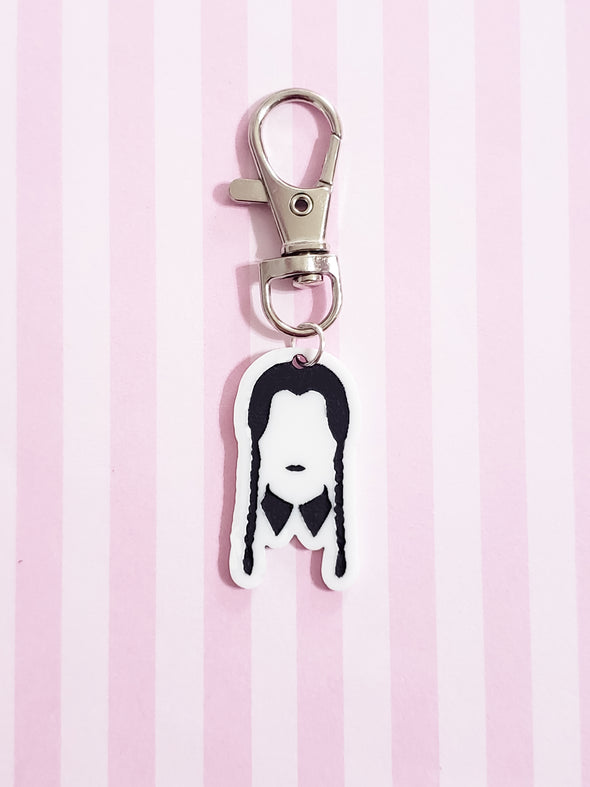 Goth Girl Keychain