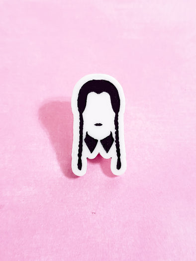 Goth Girl Pin