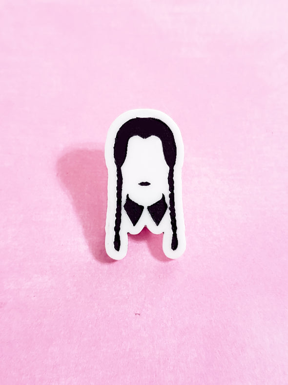 Goth Girl Pin