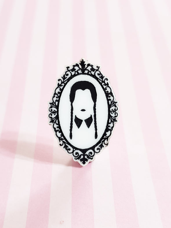 Goth Girl Pin