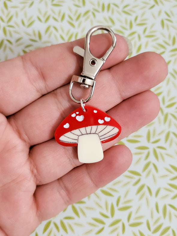 Mushroom Keychain