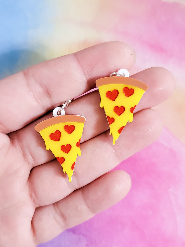 Pizza Earrings