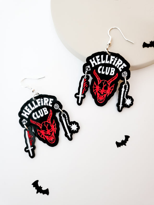 Fire Demon Earrings