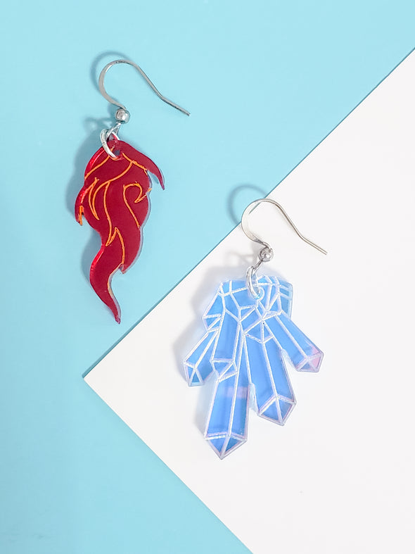 Fire and Ice Earrings