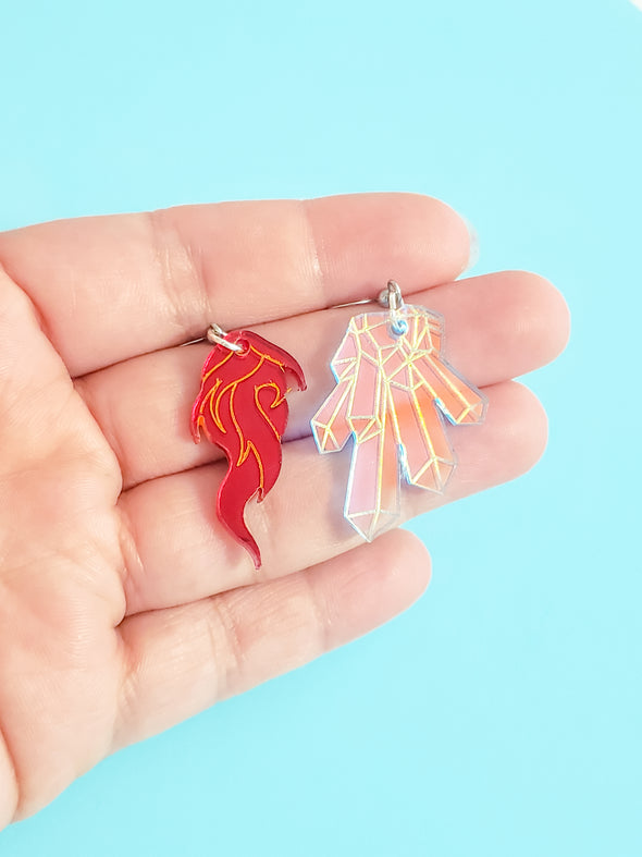 Fire and Ice Earrings