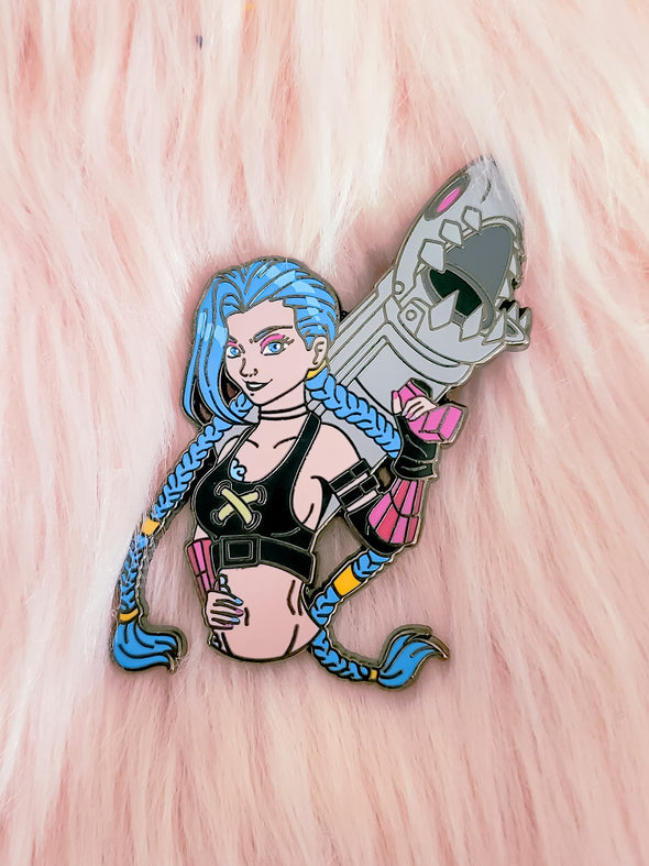 JX Enamel Pin