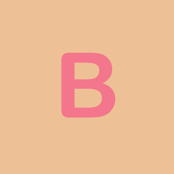 B Sticker