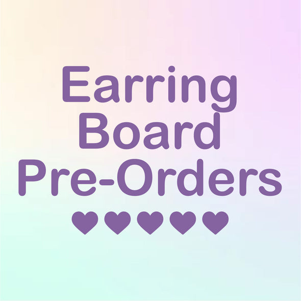 Kawaii Earring Board Pre-Order! *MULTIPLE OPTIONS*