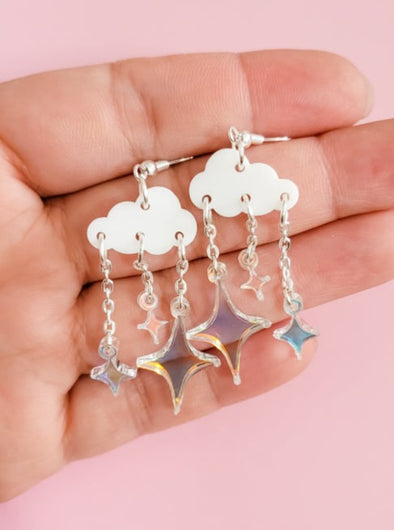 Head in the Clouds Dangle Earrings