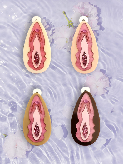 Vulva Earrings