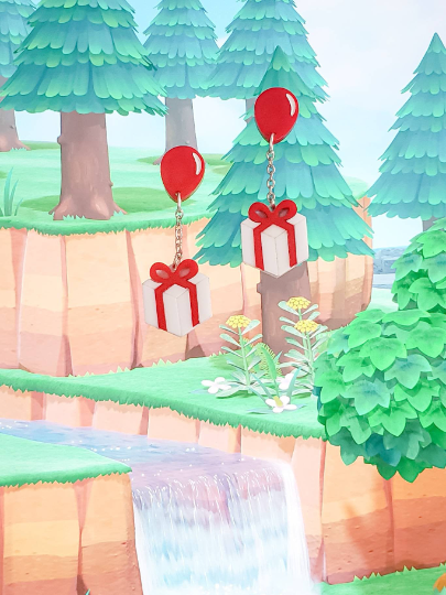 Animal Crossing Balloon Earrings - Pop Pastel