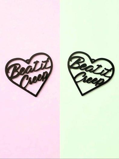 Beat it Creep Earrings - Pop Pastel