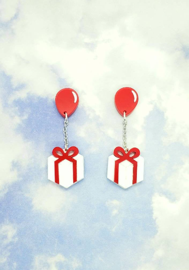 Animal Crossing Balloon Earrings - Pop Pastel