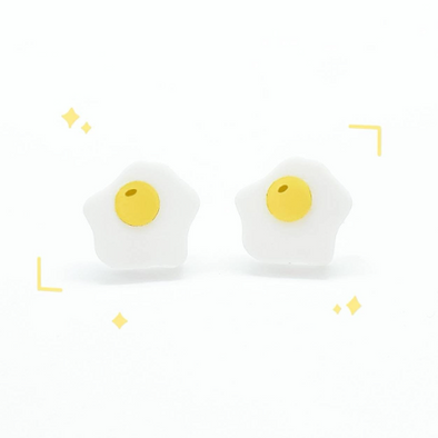 Egg Studs | Gudetama Studs - Pop Pastel