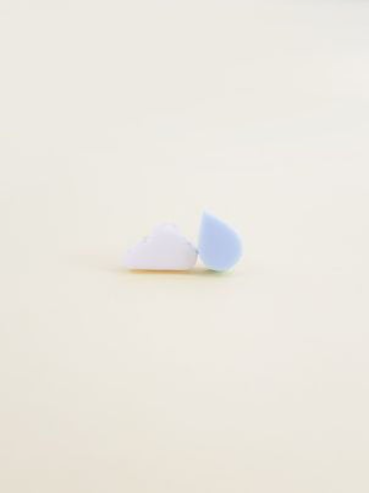 Cloud and Rain Studs - Pop Pastel