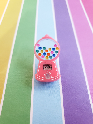 Gumball Machine Pin - Pop Pastel