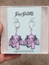 Baby Cthulu Earrings - Pop Pastel