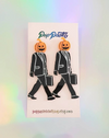 Pumpkin Dwight Studs - Pop Pastel