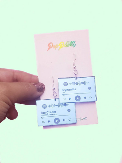 Spotify Earrings - Pop Pastel