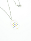 Gender is a Social Construct Necklace - Pop Pastel